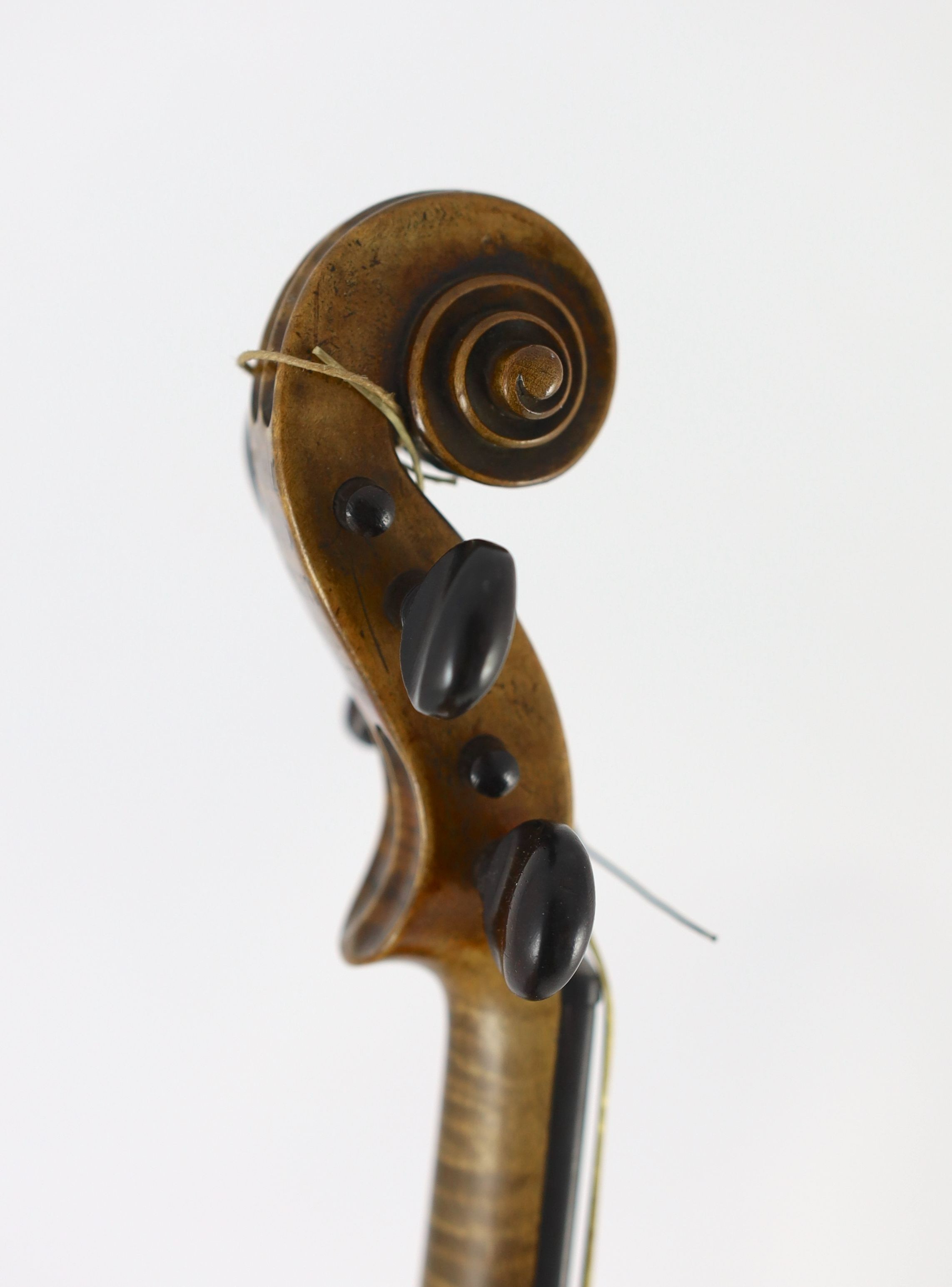 A Louis Lowendall Maggini violin, label inscribed and dated 1884, cased